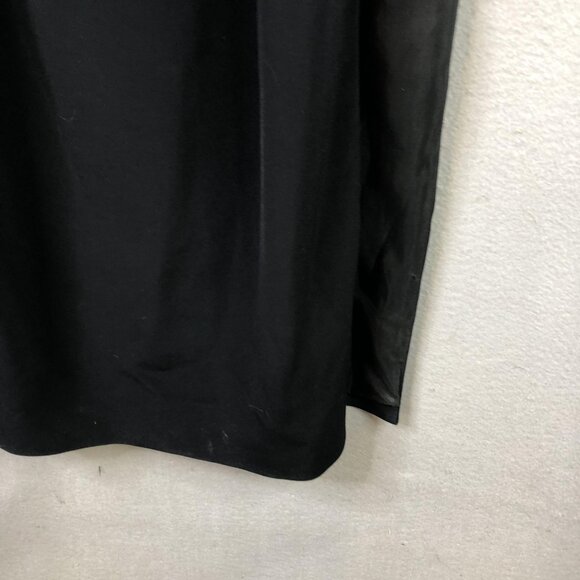 Cache Dress Womens 4 Black Beaded Side Panels Sleeveless Evening Gown Formal Y2K - Picture 11 of 16